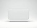 Minimalist white rectangular object on light background for modern design Royalty Free Stock Photo