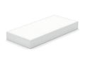 Minimalist white rectangular object on plain background Royalty Free Stock Photo
