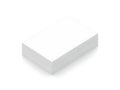 Minimalist white rectangular object on plain background Royalty Free Stock Photo