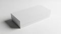 Minimalist white rectangular object on plain background Royalty Free Stock Photo