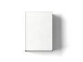 Minimalist white rectangular object positioned against a plain background Royalty Free Stock Photo