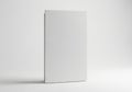 A minimalist white rectangular object standing upright against a plain background Royalty Free Stock Photo