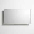 Minimalist white rectangular object with subtle shadow and gradient effect Royalty Free Stock Photo