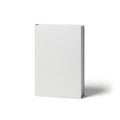 Minimalist white rectangular object with subtle shadow and gradient effect Royalty Free Stock Photo