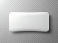 Minimalist white rectangular object on textured background Royalty Free Stock Photo