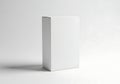 Minimalist white tall rectangular box on a white background Royalty Free Stock Photo