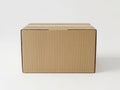 Minimalist wooden storage box Royalty Free Stock Photo