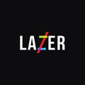 Minimalist wordmark lazer logo vector template