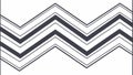 Minimalist Zigzag Pattern Line Art, vector design Generative AI Royalty Free Stock Photo