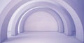 Minimalistic, abstract background with an arch. 3d render, minimal.