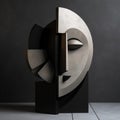 Minimalistic Abstract Face Sculpture Inspired By Gary Stranger