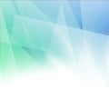 Minimalistic abstract geometrical blue green color layout