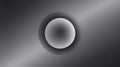 Minimalistic abstract Gray Sphere Design with Subtle Gradient Background