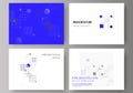 The minimalistic abstract vector illustration of the editable layout of the presentation slides design business Royalty Free Stock Photo