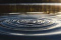 Minimalistic abstract water ripples reflection in tranquil scene for design Royalty Free Stock Photo