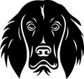 Dog - minimalist and simple silhouette - vector illustration Royalty Free Stock Photo