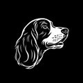 Dog - high quality vector logo - vector illustration ideal for t-shirt graphic Royalty Free Stock Photo
