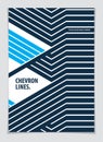 Minimalistic brochure design. Vector geometric pattern abstract