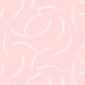 Minimalistic brush stroke elements. Modern pinky wallpaper. Branding Modern inspirational doodle shapes.
