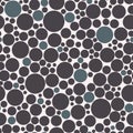 Geometric design with circles. Seamless pattern.