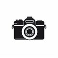 Minimalistic Camera Icon On White Background Royalty Free Stock Photo