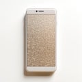 Minimalistic Chinese Model Iphone 6 With Beige Pattern And Sparkles