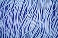 Minimalistic cotton blue rope background with texture and contrast Royalty Free Stock Photo