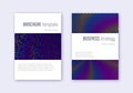 Minimalistic cover design template set