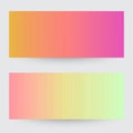 Minimalistic covers design. Set of four flyers. Colorful abstraction bright gradient. This abstraction can be used for