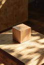 Minimalistic Cube on Table
