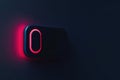 Minimalistic dark mode toggle switch design for user interface inspiration