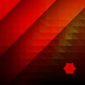 Minimalistic design, creative concept, modern diagonal abstract background Geometric element. yellow and red diagonal Royalty Free Stock Photo