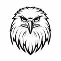 Minimalistic Eagle Vector Illustration In Associated Press Style
