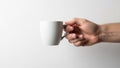 Is minimalistic emphasizing the simplicity of the mug s design and the Royalty Free Stock Photo