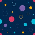 Minimalistic geometric repeat color pattern. Background vector