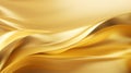 Minimalistic Gold Foil Background with Light Reflections AI Generated Royalty Free Stock Photo