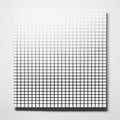 Minimalistic Grid Vector Art On Gray Background With Pixelated Realism