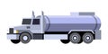 Fuel tank truck vehicle icon Royalty Free Stock Photo