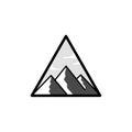 Minimalistic illustration of a triangular shape Royalty Free Stock Photo