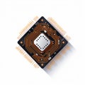 Minimalistic Machine Learning Chip Vector - Isolated Svg Asset
