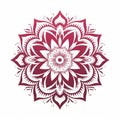 Minimalistic Mandala Pattern Art For Digital Projects Royalty Free Stock Photo