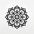 Minimalistic Mandala Vector Design For Print And Tattoo Art