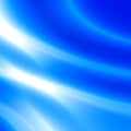 Minimalistic Modern Background for Digital Tablet or Desktop Computer or Presentation. Abstract White Silky Smoke Against Blue. Royalty Free Stock Photo