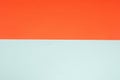 Minimalistic paper background in green and orange Royalty Free Stock Photo