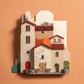 Minimalistic Paper Cut Artwork: Romanesque-inspired House In Jalisco, Mexico