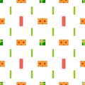 Minimalistic Pattern for Holiday Gifts. Patterned boxes on a white background. Surprise, present. Festive event New Year