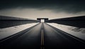 minimalistic photography highway