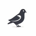 Minimalistic Pigeon Icon: Playful Character Design By Fernando Amorsolo