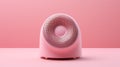 Minimalistic Portable Speaker On Pink Background