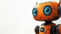 Minimalistic Robot Illustration for PowerPoint. Generative AI